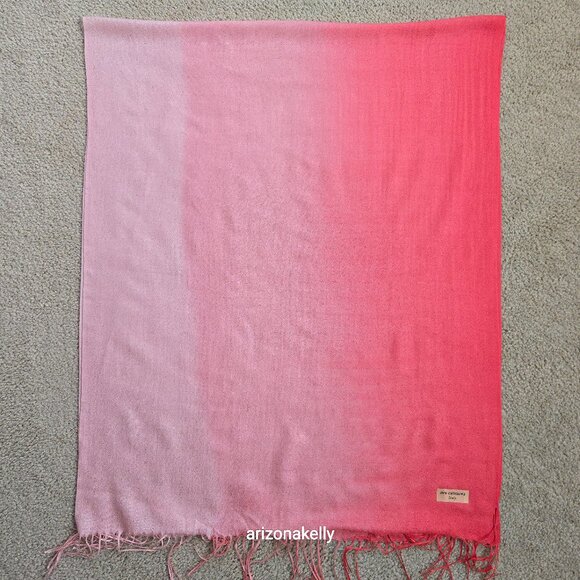 Accessories - NWOT Cashmina Scarf Gradient Pink Ombre Italy